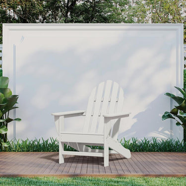 POLYWOOD Classic Adirondack Chair - White